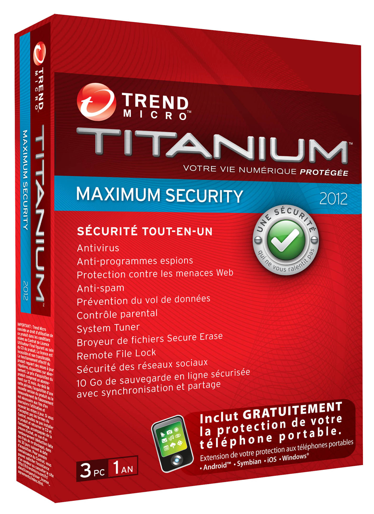 Titanium 2012 Internet security software