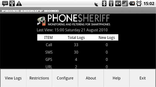 PhoneSheriff: Cell Phone Parental Control Program