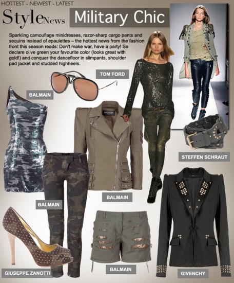 How To Get The Military Chic Look
