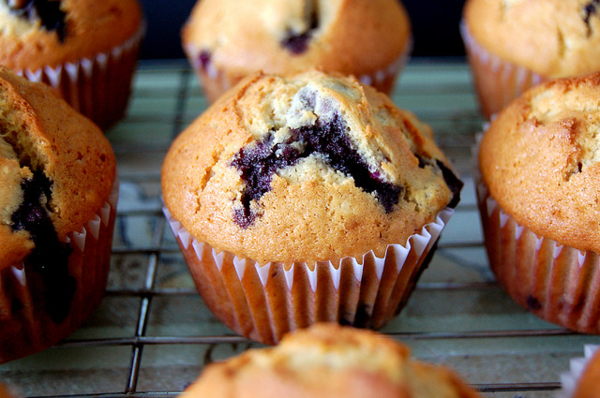 Sugar Free And Healthy Blueberry Muffins