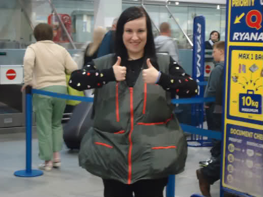 Luggage Jacket To Get Round Holiday Baggage Restrictions