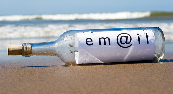 email marketing in a bottle