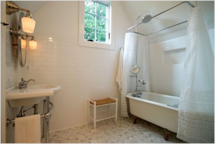 Clawfoot Tub Shower Curtains