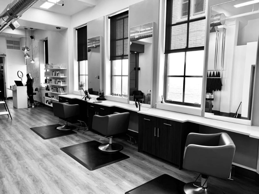 An attractively designed salon